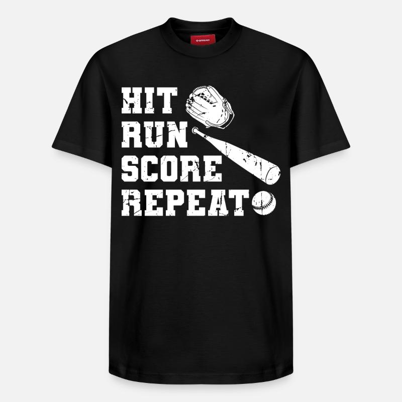 Baseball Motivation - T-shirt unisexe décontracté en coton Supima – de SPREAD - noir