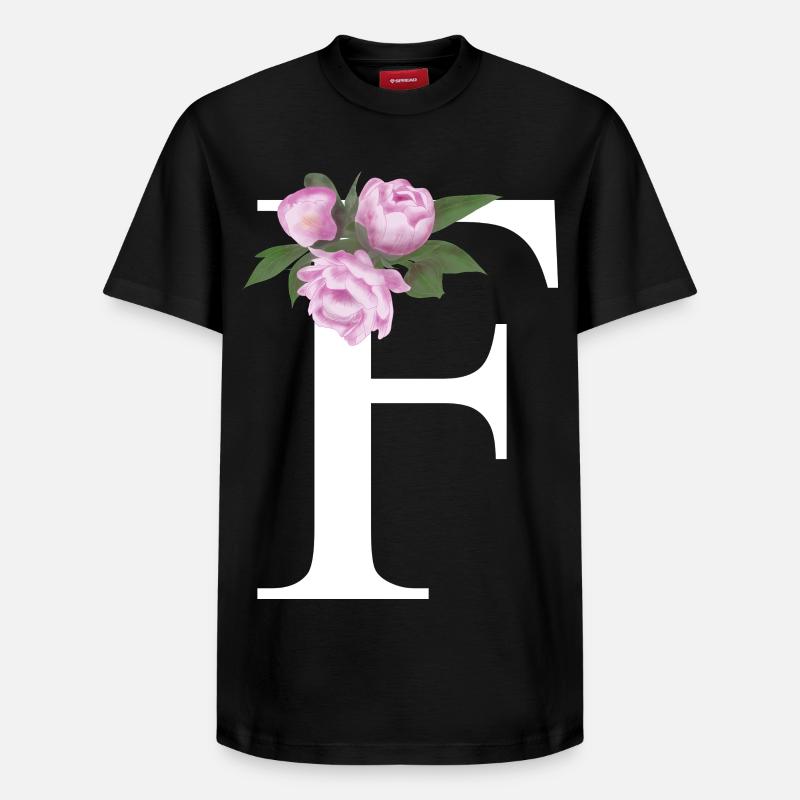 F - Relaxed Unisex Supima Cotton T-Shirt – von SPREAD - Schwarz