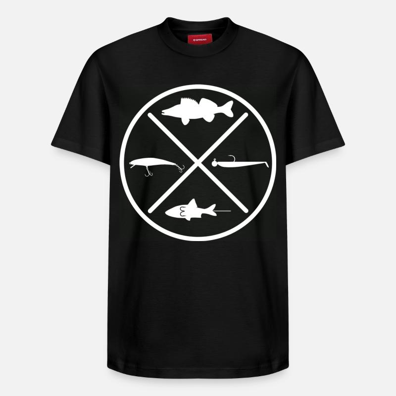 Sandre - T-shirt unisexe décontracté en coton Supima – de SPREAD - noir