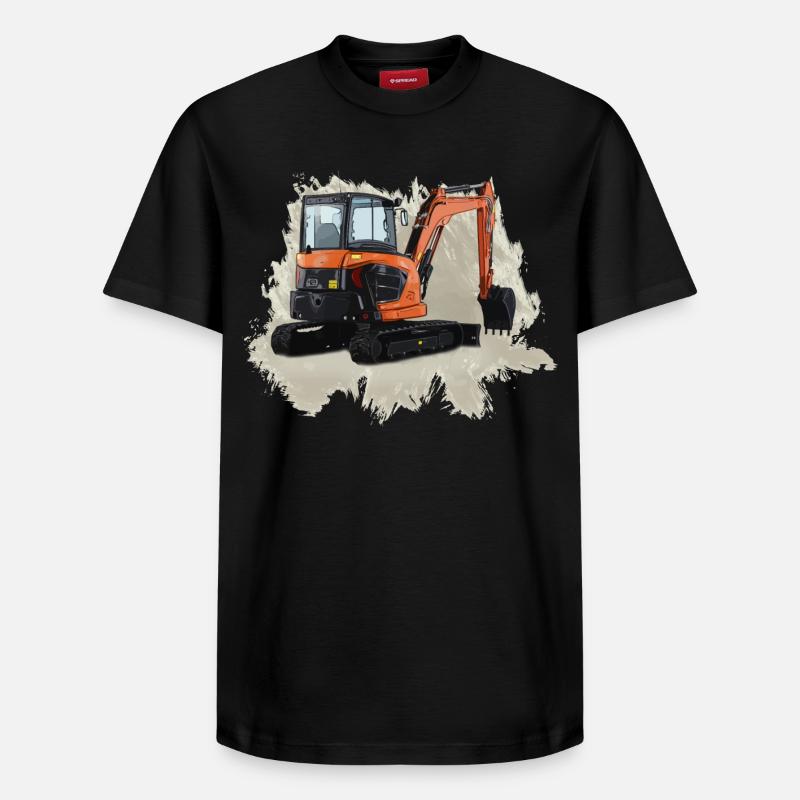 -pelles - T-shirt unisexe décontracté en coton Supima – de SPREAD - noir