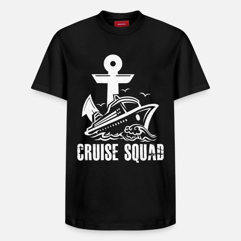 Cruise Ship Cruise Squad Cruise - T-shirt unisexe décontracté en coton Supima – de SPREAD - noir