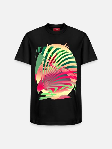 Sun Parrot Summer - Relaxed Unisex Supima Cotton T-Shirt – by SPREAD - black