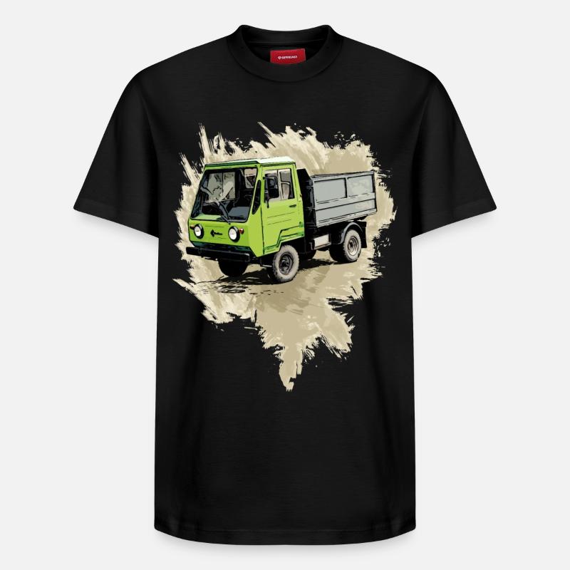 Multicar 25 - Relaxed Unisex Supima Cotton T-Shirt – von SPREAD - Schwarz