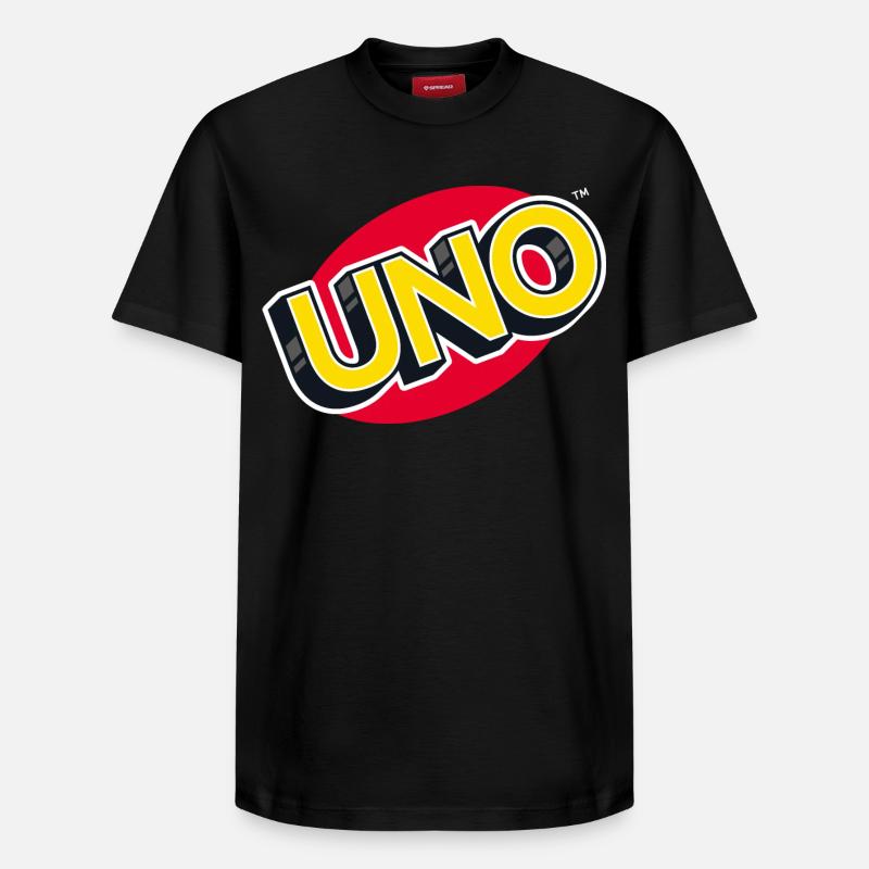 UNO Logo Classique - T-shirt unisexe décontracté en coton Supima – de SPREAD - noir