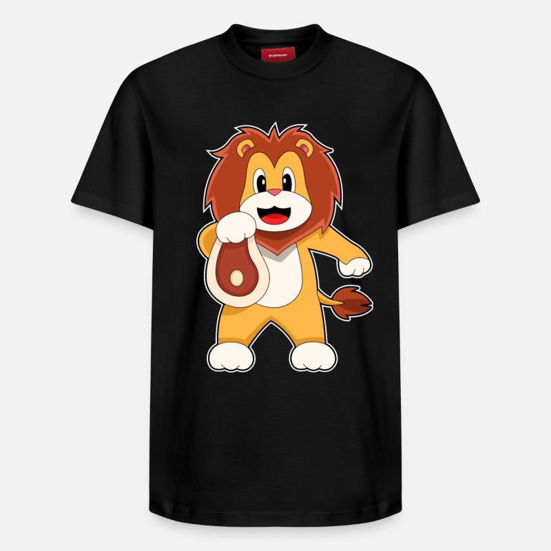 Viande de lion - T-shirt unisexe décontracté en coton Supima – de SPREAD - noir