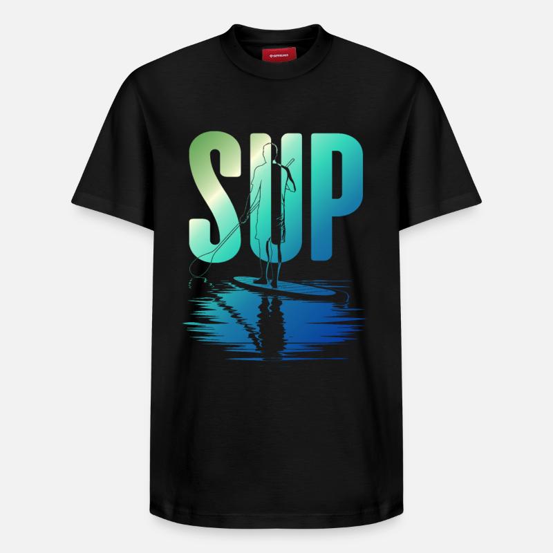 SUP - T-shirt unisexe décontracté en coton Supima – de SPREAD - noir