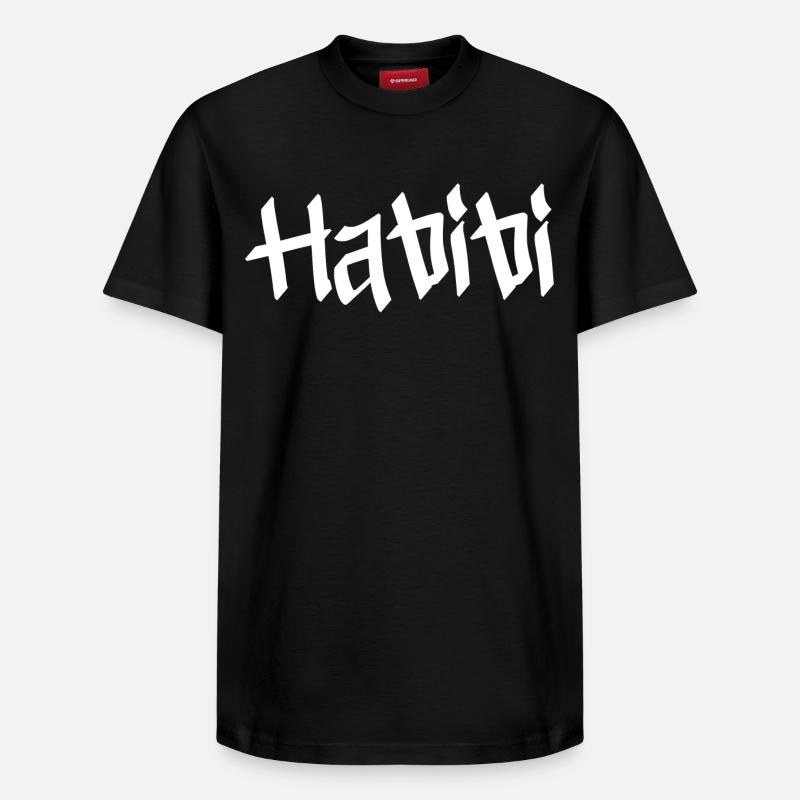 Ha - T-shirt unisexe décontracté en coton Supima – de SPREAD - noir