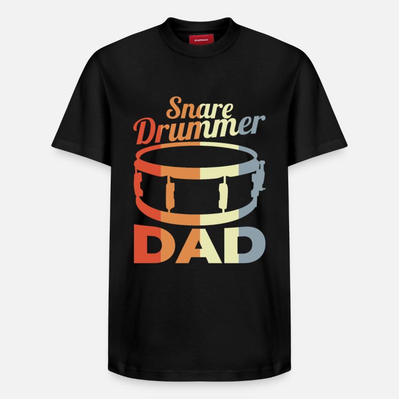 Père batteur - T-shirt unisexe décontracté en coton Supima – de SPREAD - noir