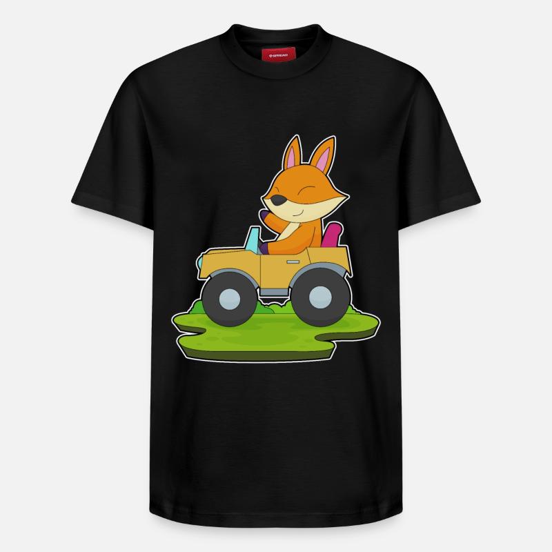 Fuchs Auto - T-shirt unisexe décontracté en coton Supima – de SPREAD - noir