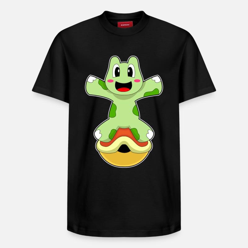 Turtle without shell - Relaxed Unisex Supima Cotton T-Shirt – by SPREAD - black