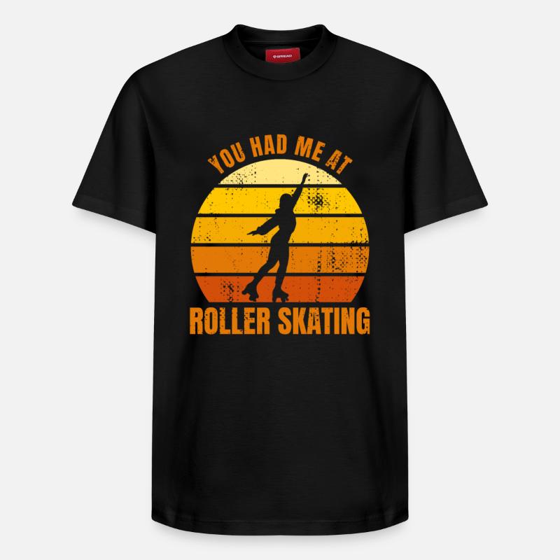 Roller - T-shirt unisexe décontracté en coton Supima – de SPREAD - noir