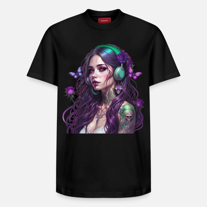 La Fée des Bois - T-shirt unisexe décontracté en coton Supima – de SPREAD - noir