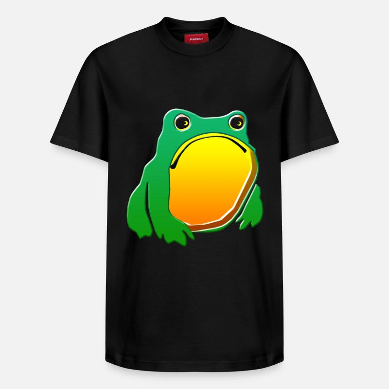 Grenouille - T-shirt unisexe décontracté en coton Supima – de SPREAD - noir