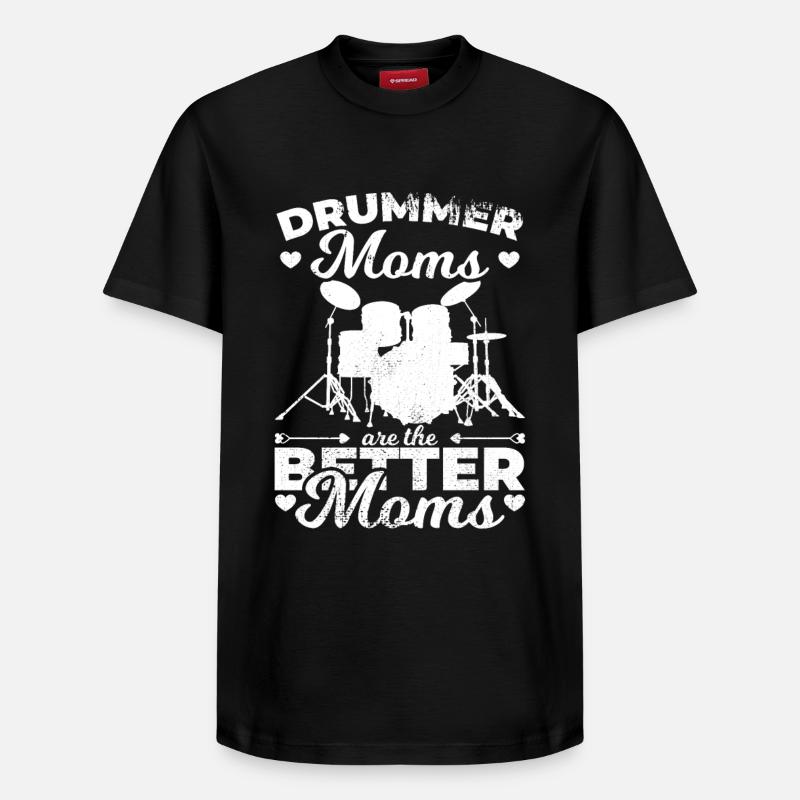 Batteur Mère - T-shirt unisexe décontracté en coton Supima – de SPREAD - noir