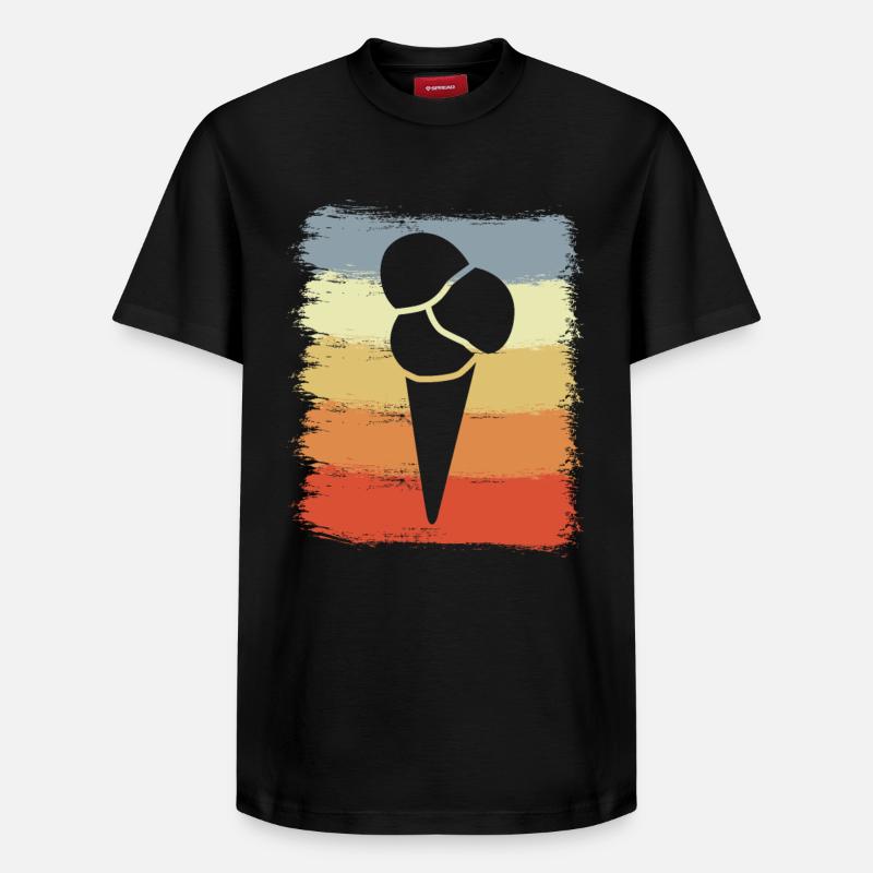 Cornet - T-shirt unisexe décontracté en coton Supima – de SPREAD - noir
