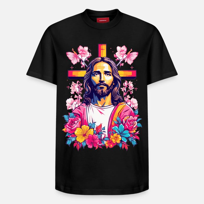 Mon Dieu - T-shirt unisexe décontracté en coton Supima – de SPREAD - noir