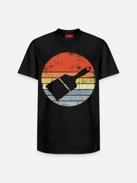 Painter, Varnisher, Brush - Relaxed Unisex Supima Cotton T-Shirt – by SPREAD - black