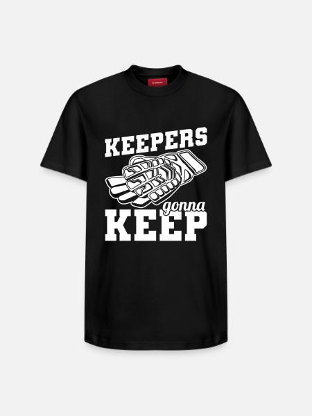 Torhüter Fußball - Relaxed Unisex Supima Cotton T-Shirt – von SPREAD - Schwarz