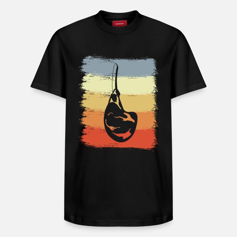 Rippchen - Relaxed Unisex Supima Cotton T-Shirt – von SPREAD - Schwarz