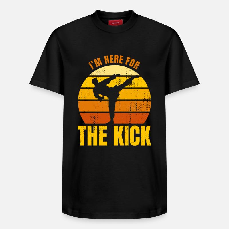 Blague de karatéka - T-shirt unisexe décontracté en coton Supima – de SPREAD - noir