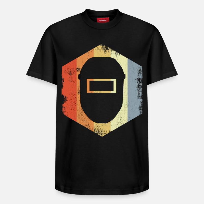 Welding helmet - Relaxed Unisex Supima Cotton T-Shirt – by SPREAD - black