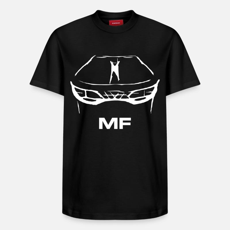 Tracteur Evil Eye M F - T-shirt unisexe décontracté en coton Supima – de SPREAD - noir