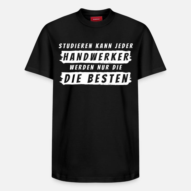 Handwerker Geschenk - Handwerk Statement - Relaxed Unisex Supima Cotton T-Shirt – von SPREAD - Schwarz