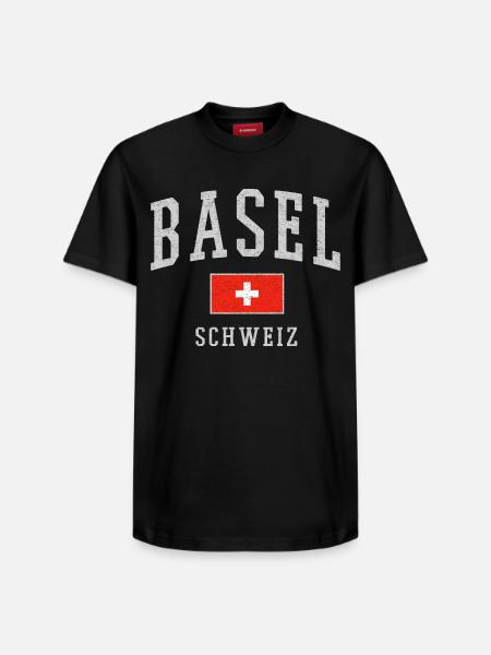 Basel - Relaxed Unisex Supima Cotton T-Shirt – by SPREAD - black