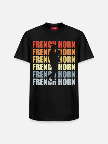 Retro Horn - Relaxed Unisex Supima Cotton T-Shirt – by SPREAD - black
