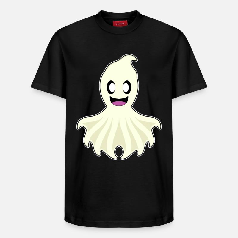 Fantôme de poulpe - T-shirt unisexe décontracté en coton Supima – de SPREAD - noir