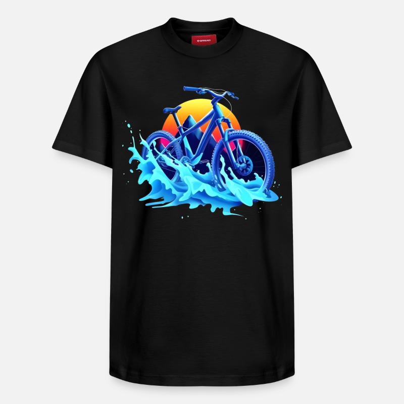 VTT Vaporwave - T-shirt unisexe décontracté en coton Supima – de SPREAD - noir
