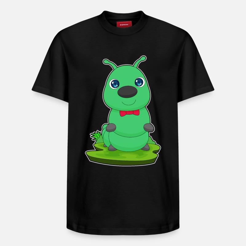 Caterpillar Loop - Relaxed Unisex Supima Cotton T-Shirt – by SPREAD - black
