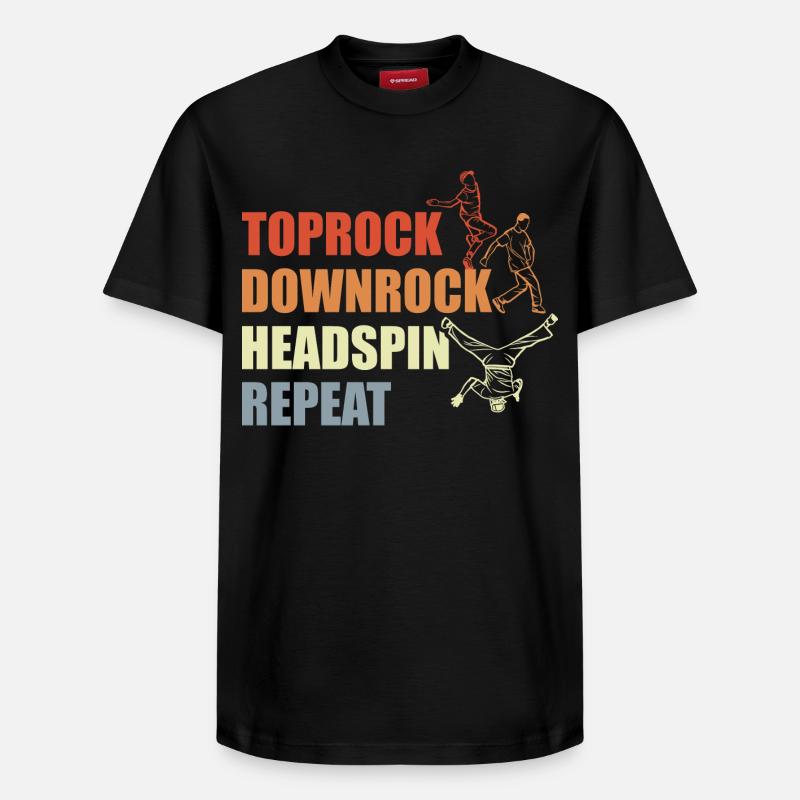 Breakdance Routine - Relaxed Unisex Supima Cotton T-Shirt – by SPREAD - black