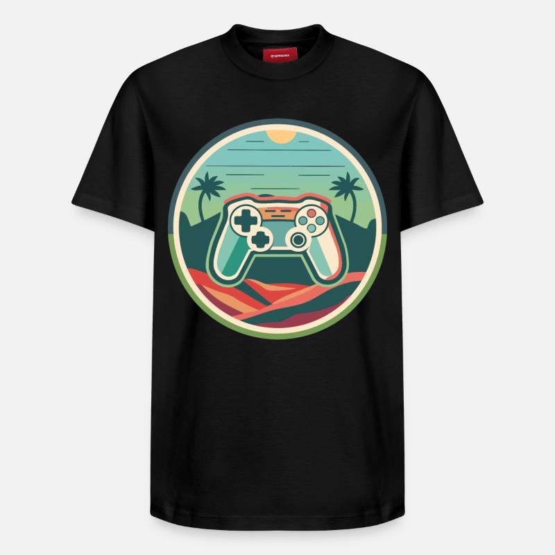 Jeu - T-shirt unisexe décontracté en coton Supima – de SPREAD - noir