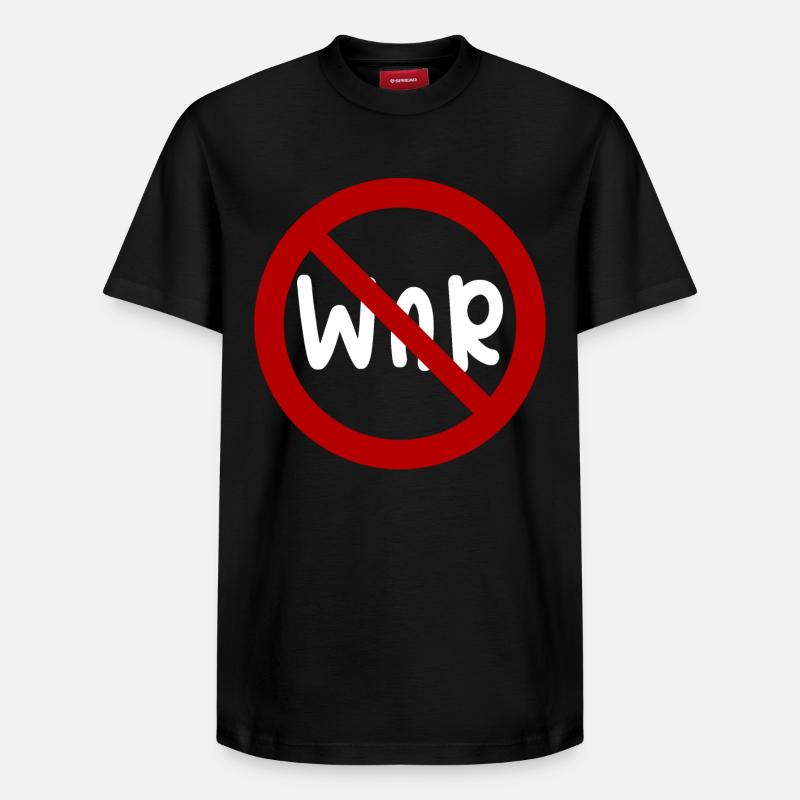 war paix - T-shirt unisexe décontracté en coton Supima – de SPREAD - noir