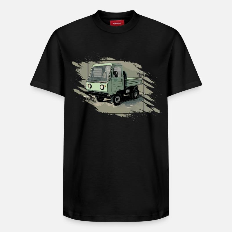 Camion MULTICAR M24 GDR - T-shirt unisexe décontracté en coton Supima – de SPREAD - noir
