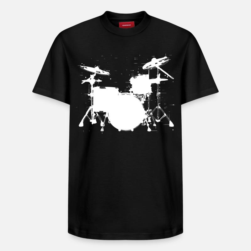 Dessin de pièges - T-shirt unisexe décontracté en coton Supima – de SPREAD - noir