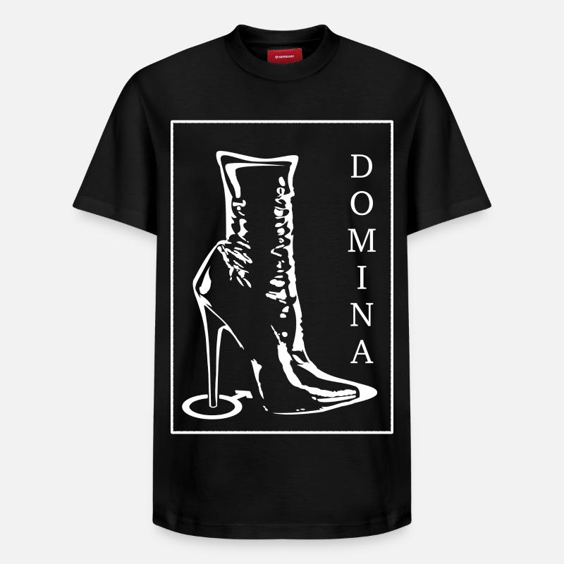 Dominatrice - T-shirt unisexe décontracté en coton Supima – de SPREAD - noir