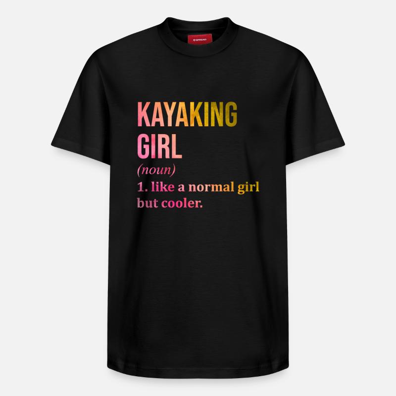Kayak - T-shirt unisexe décontracté en coton Supima – de SPREAD - noir