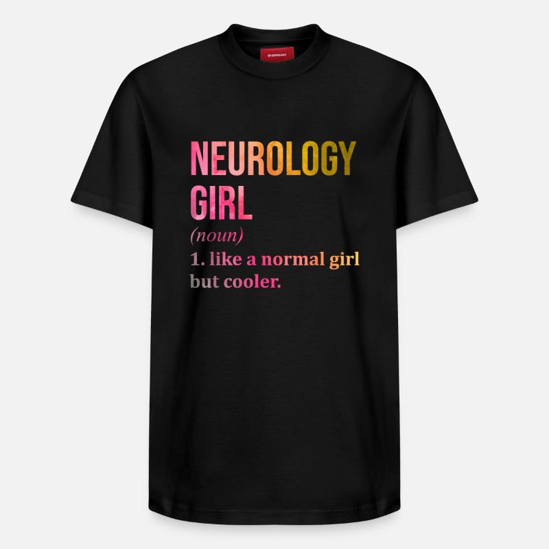 neurologie - T-shirt unisexe décontracté en coton Supima – de SPREAD - noir