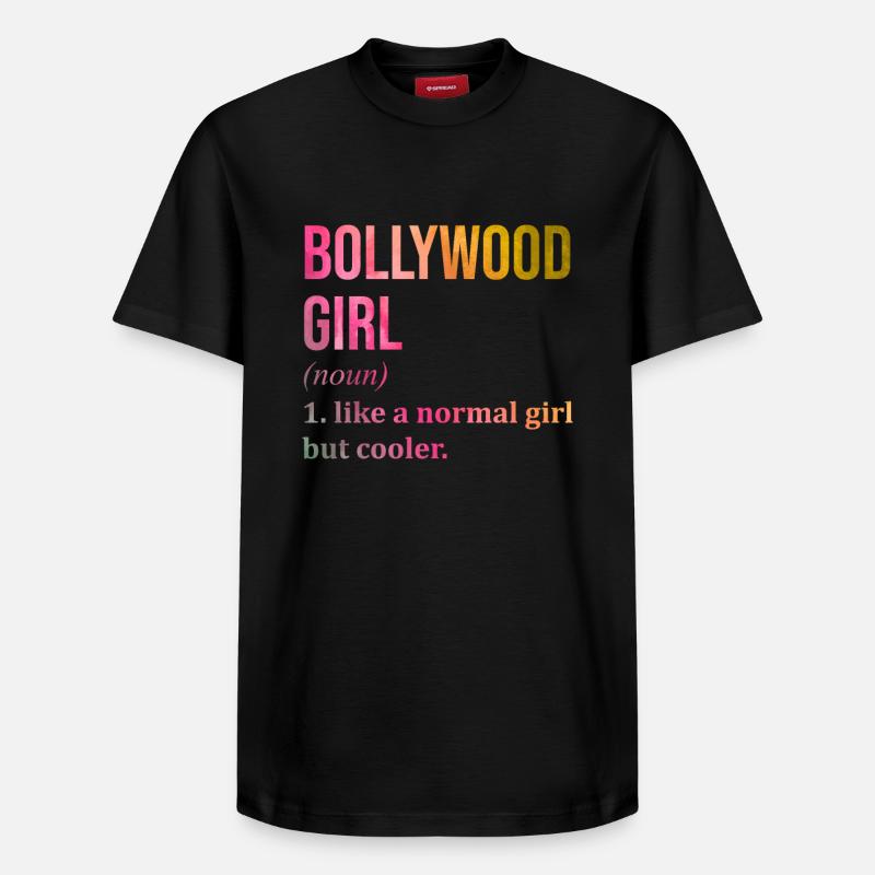 Bollywood - T-shirt unisexe décontracté en coton Supima – de SPREAD - noir