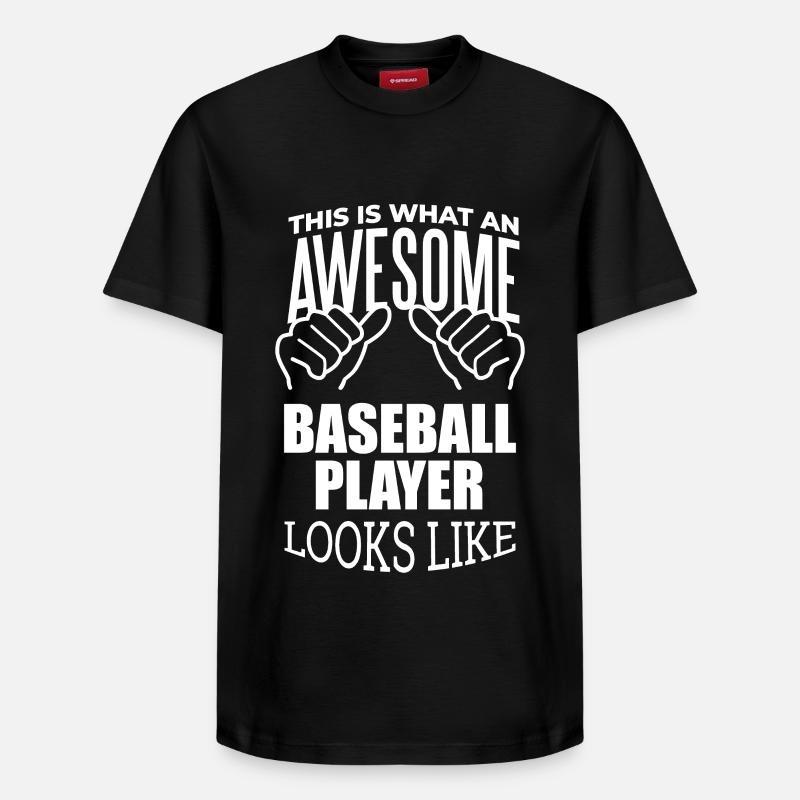 Base-ball - T-shirt unisexe décontracté en coton Supima – de SPREAD - noir