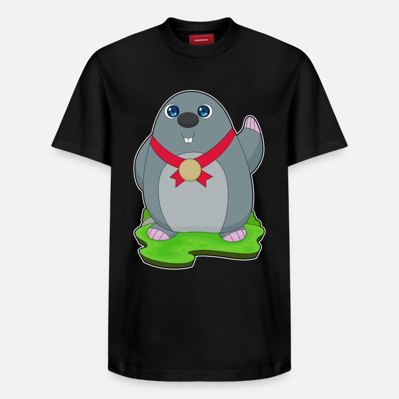 Mole Medal - Relaxed Unisex Supima Cotton T-Shirt – by SPREAD - black