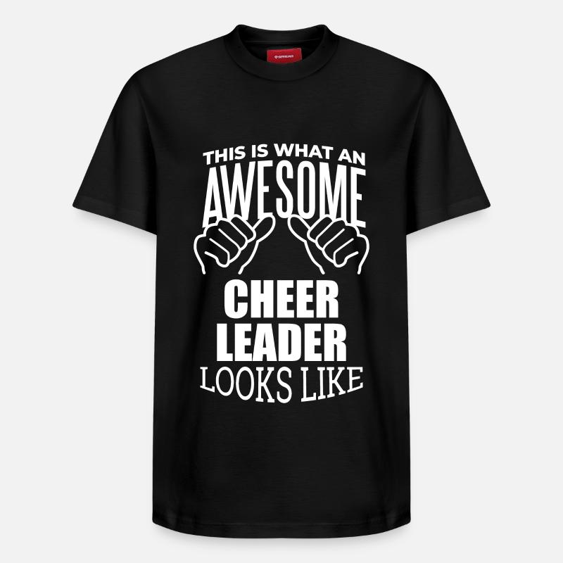 cheerleading - T-shirt unisexe décontracté en coton Supima – de SPREAD - noir