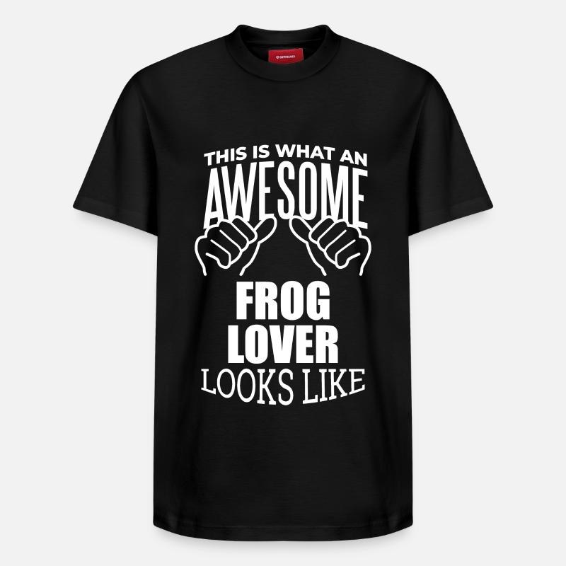 grenouille - T-shirt unisexe décontracté en coton Supima – de SPREAD - noir