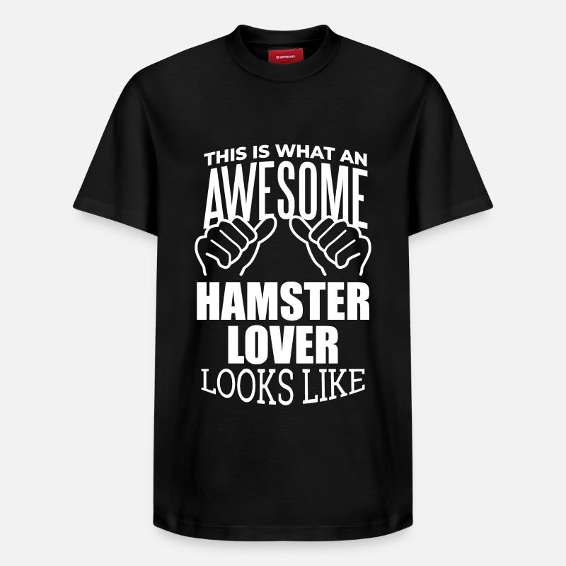 hamster - T-shirt unisexe décontracté en coton Supima – de SPREAD - noir