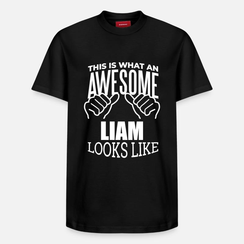 Liam - T-shirt unisexe décontracté en coton Supima – de SPREAD - noir