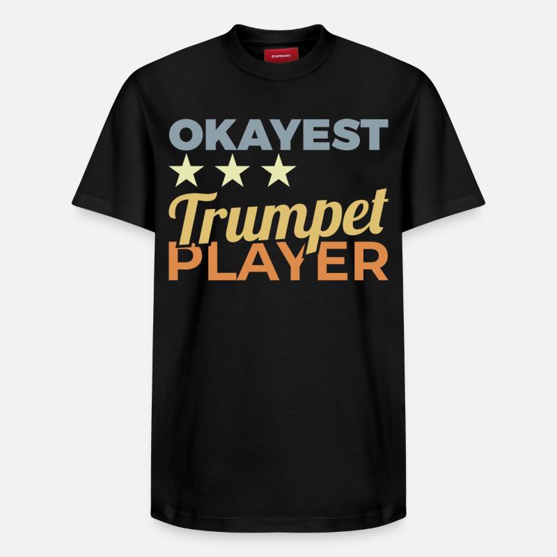 Durchschnittlicher Trompeter - Relaxed Unisex Supima Cotton T-Shirt – von SPREAD - Schwarz