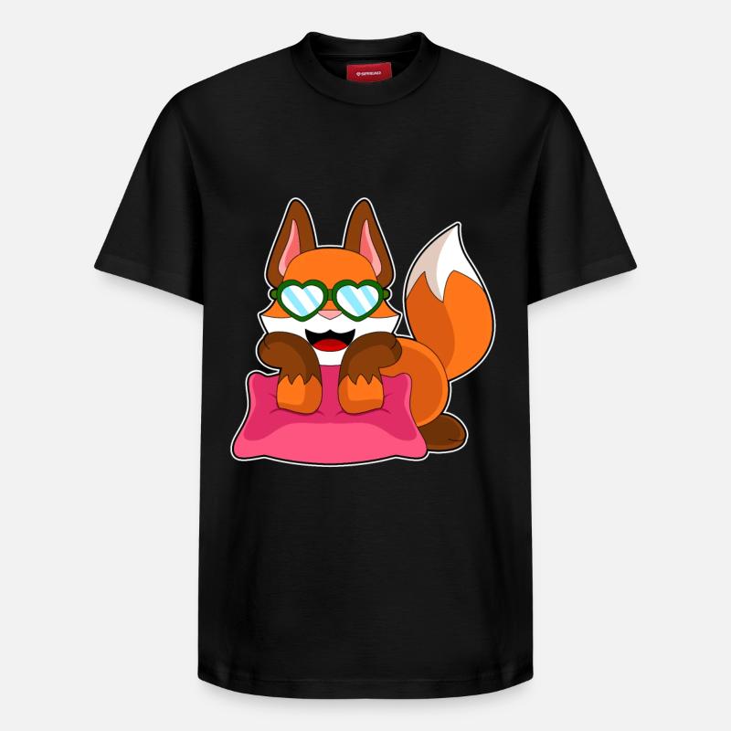 Fuchs Sonnenbrille - Relaxed Unisex Supima Cotton T-Shirt – von SPREAD - Schwarz