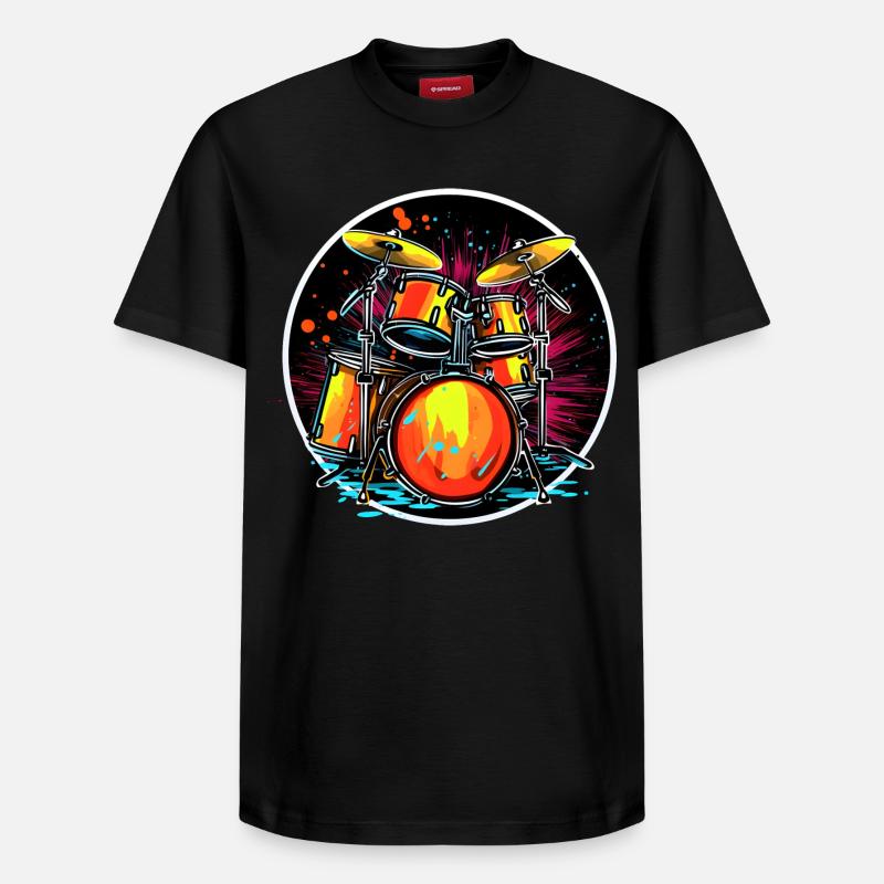 Trapset Portrait - Relaxed Unisex Supima Cotton T-Shirt – von SPREAD - Schwarz
